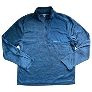 ✨3 for $18 ✨ G.H. Bass & Co. Quarter-zip Navy Blue Pullover Men's Medium